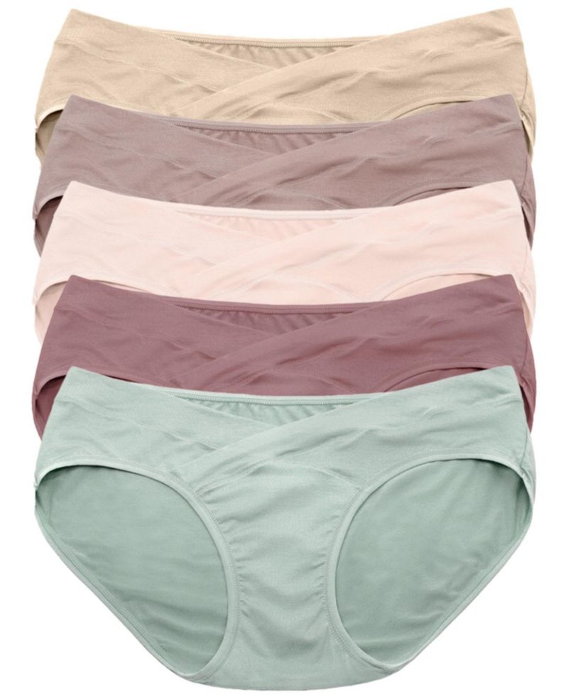 Maternity Under-the-Bump Bikini Underwear (5-Pack)