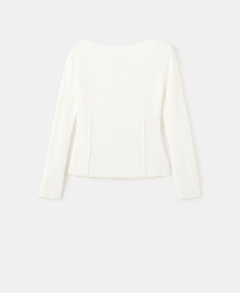 Women's Seam Detail Knitted Sweater