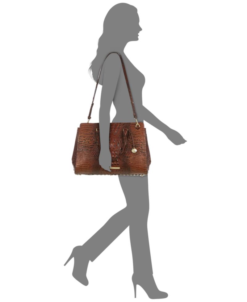 Finley Large Leather Carryall Satchel Bag