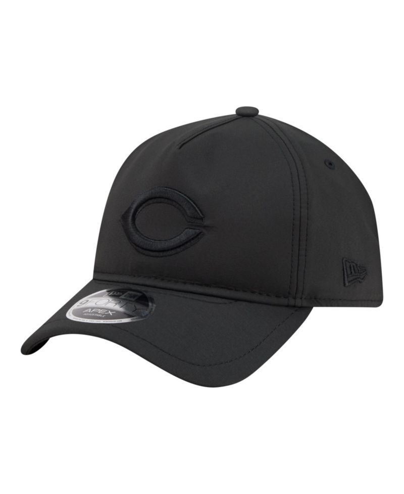 Men's Black Cincinnati Reds Injection Apex 9FORTY Adjustable Hat
