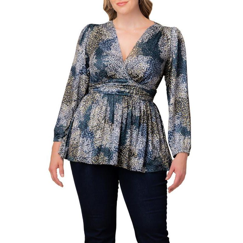 Plus Size Leah Long Sleeve Tunic Top