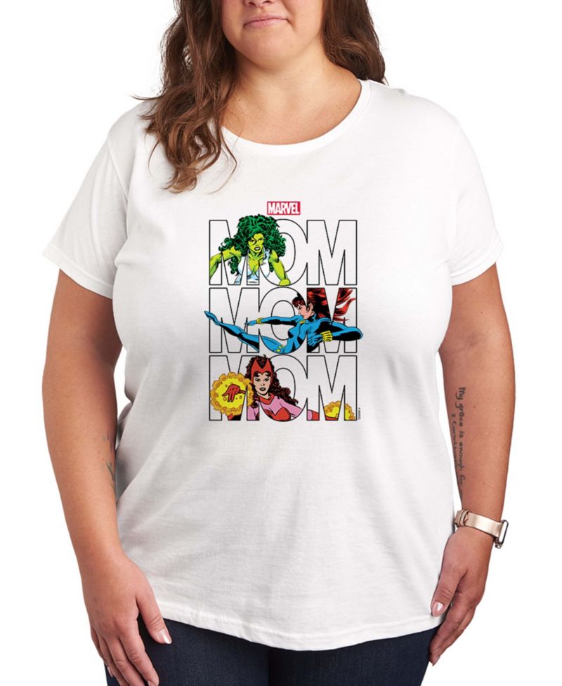 Plus Size Marvel Mom Short-Sleeve Graphic T-Shirt