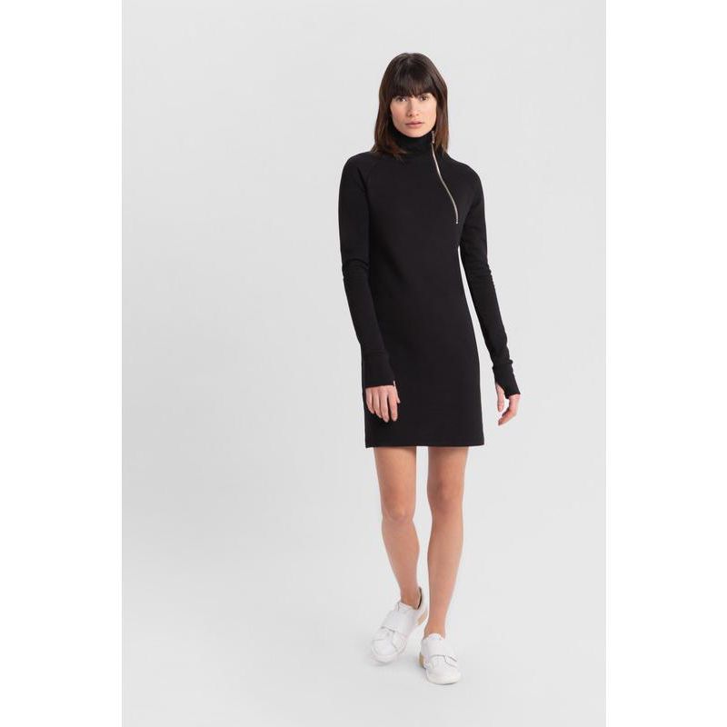 Women's Alani Long-Sleeve Turtleneck Zip Sweatshirt Dress