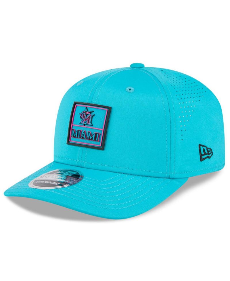 Men's Teal Miami Marlins 2025 City Connect 9SEVENTY Adjustable Hat