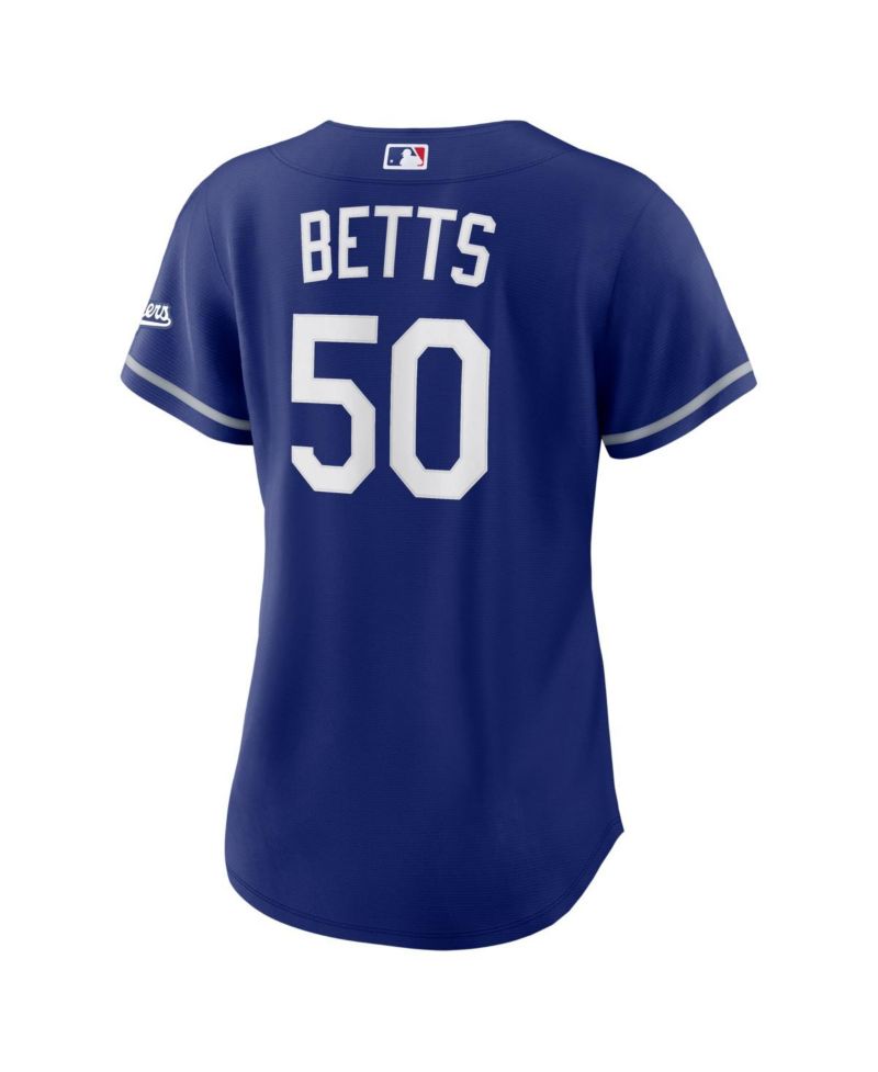 Women's Mookie Betts Royal Los Angeles Dodgers Alternate Stadium Jersey