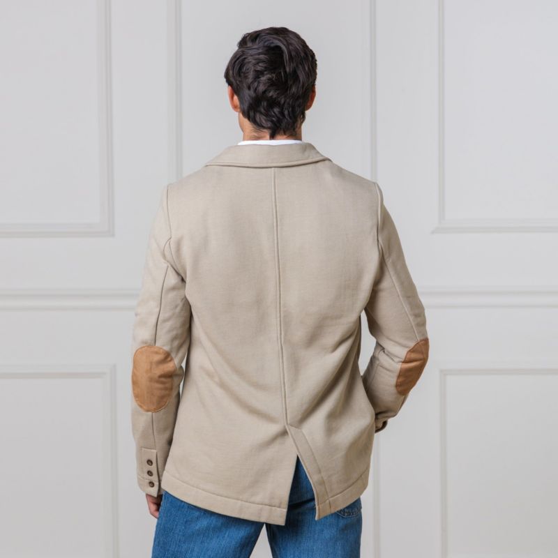 Men's Hope and Henry Fleece Blazer with Elbow Patches