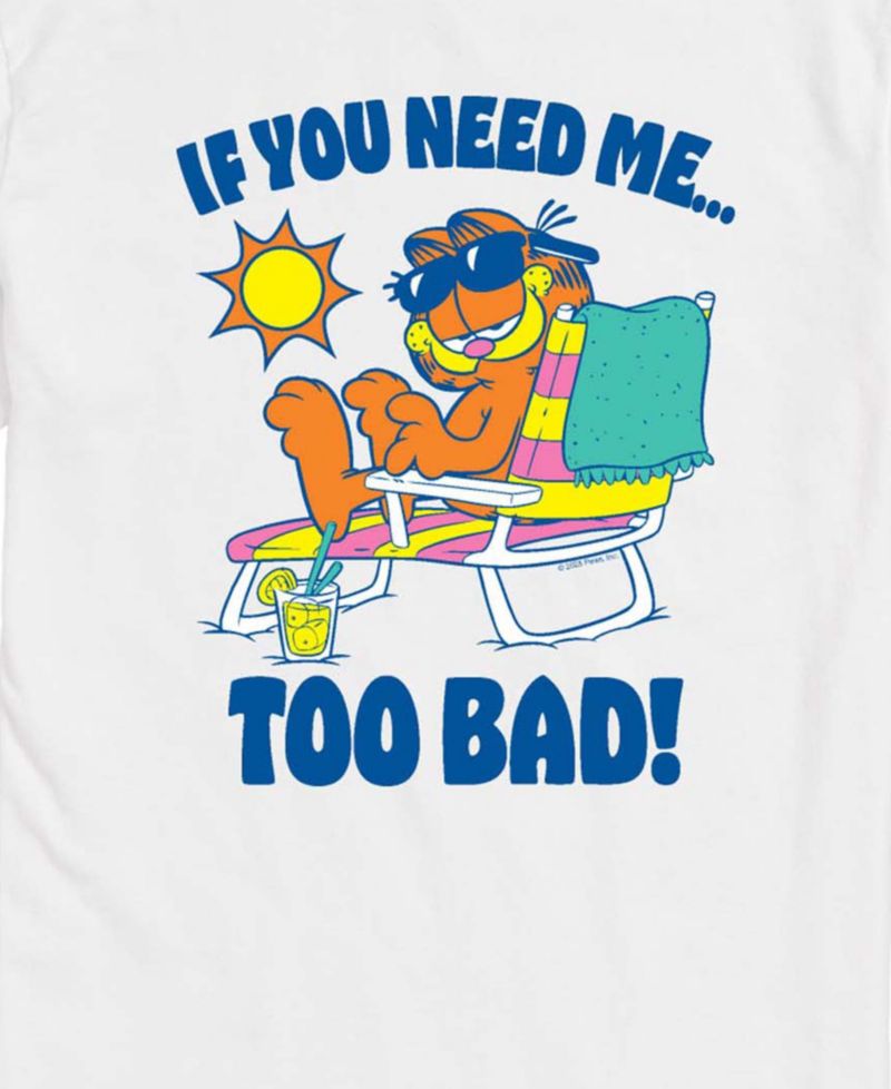 Men's Garfield Too Bad Graphic T-Shirt