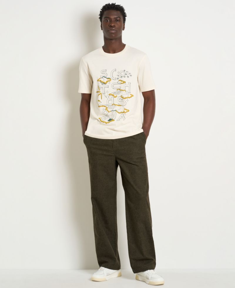 Men's Otis Melange Relaxed-Fit Pants
