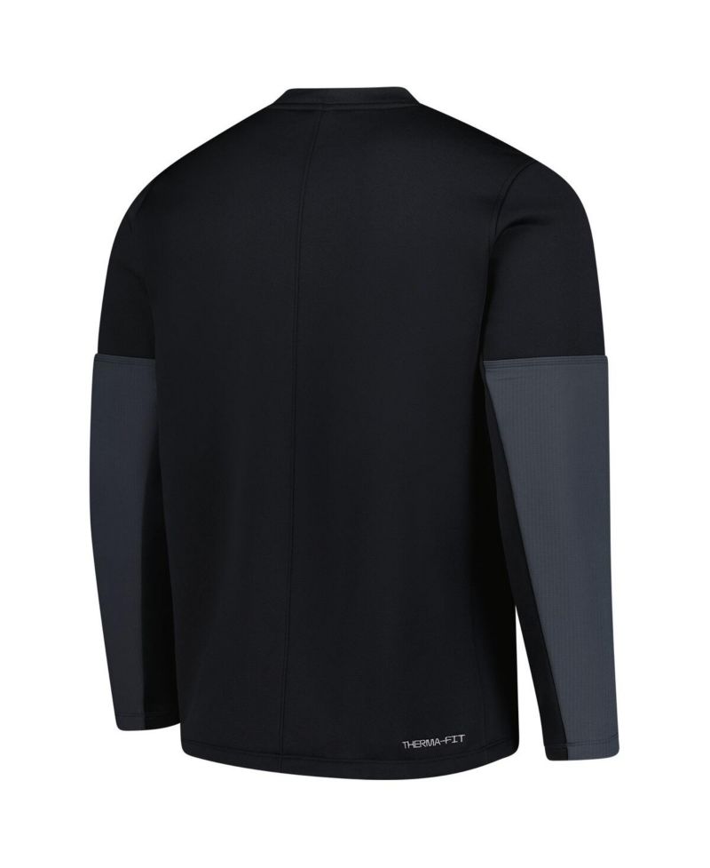 Men's Black U.S. Paralympics Coaches Long Sleeve Therma-FIT Sweatshirt