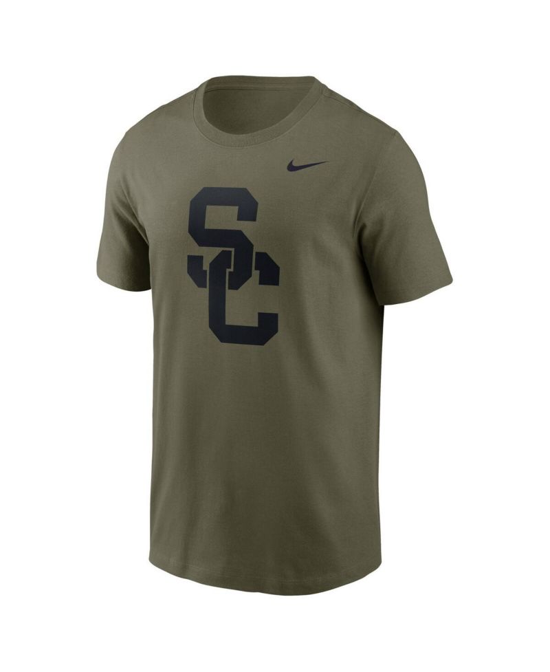 Men's Olive USC Trojans Primetime Logo Performance T-Shirt