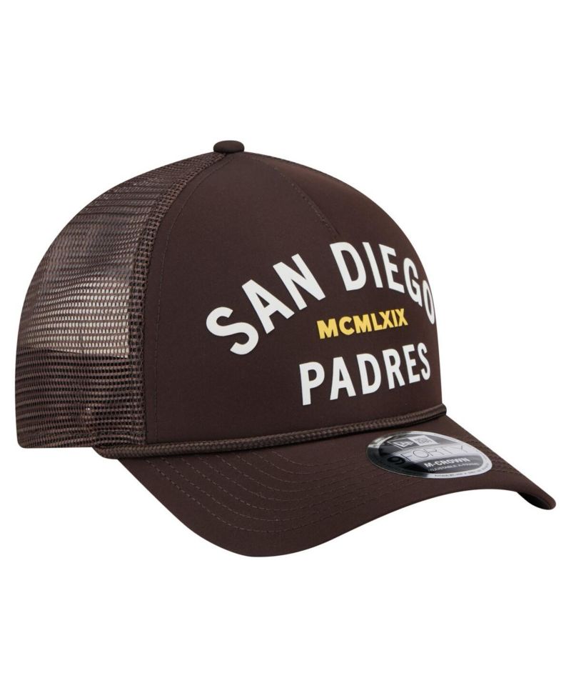 Men's Dark Brown San Diego Padres Minimalist 9FORTY A-Frame Adjustable Hat