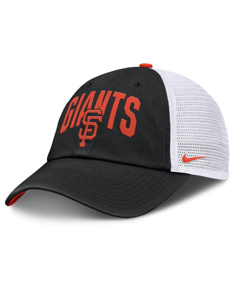 Men's Black San Francisco Giants Primetime Club Adjustable Trucker Hat