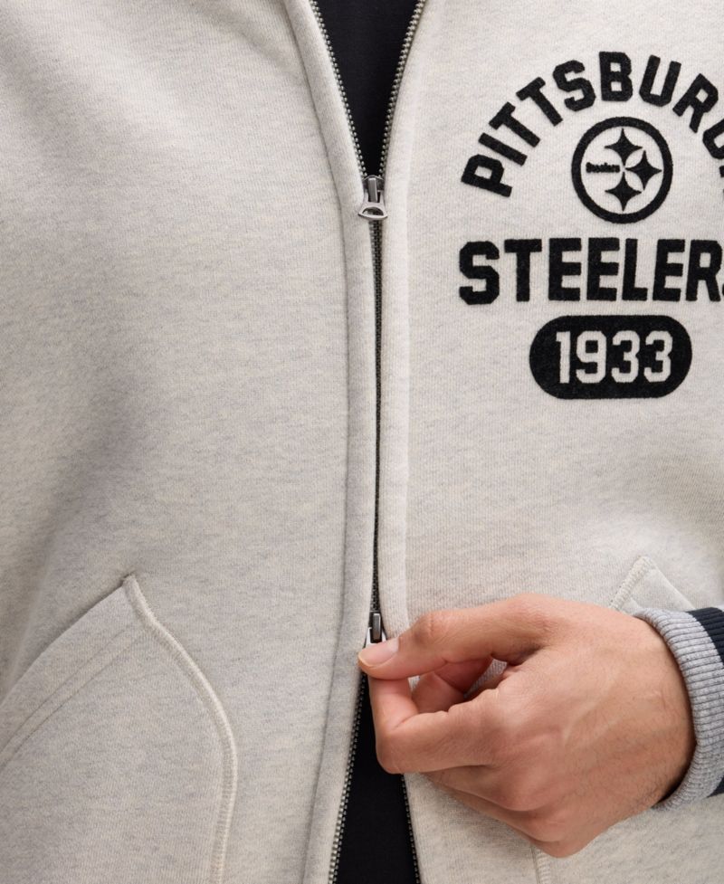 Men's Pittsburgh Steelers IconicFleece Full-Zip Jacket