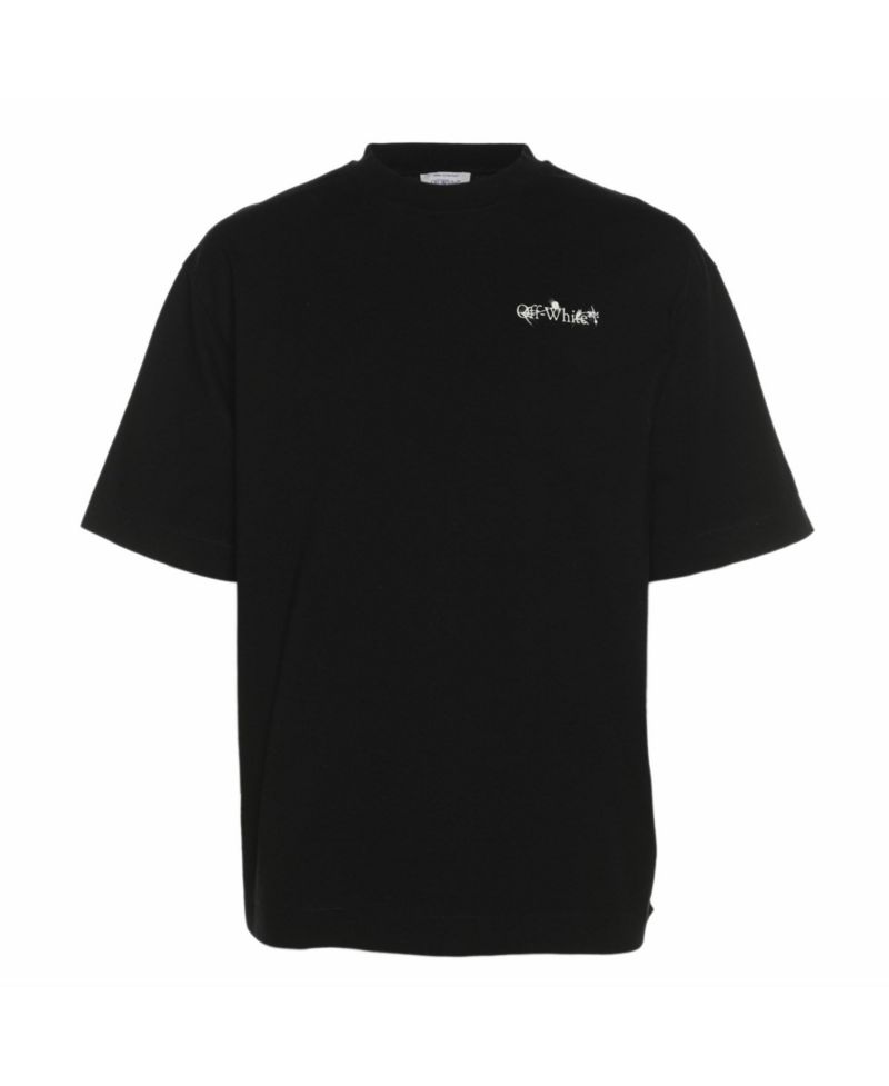 Women's Logo Print Mock Neck Jersey T-Shirt