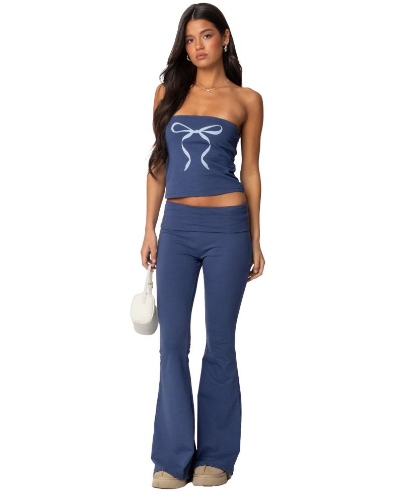 Women's Aiyana Bow Built In Bra Tube Top
