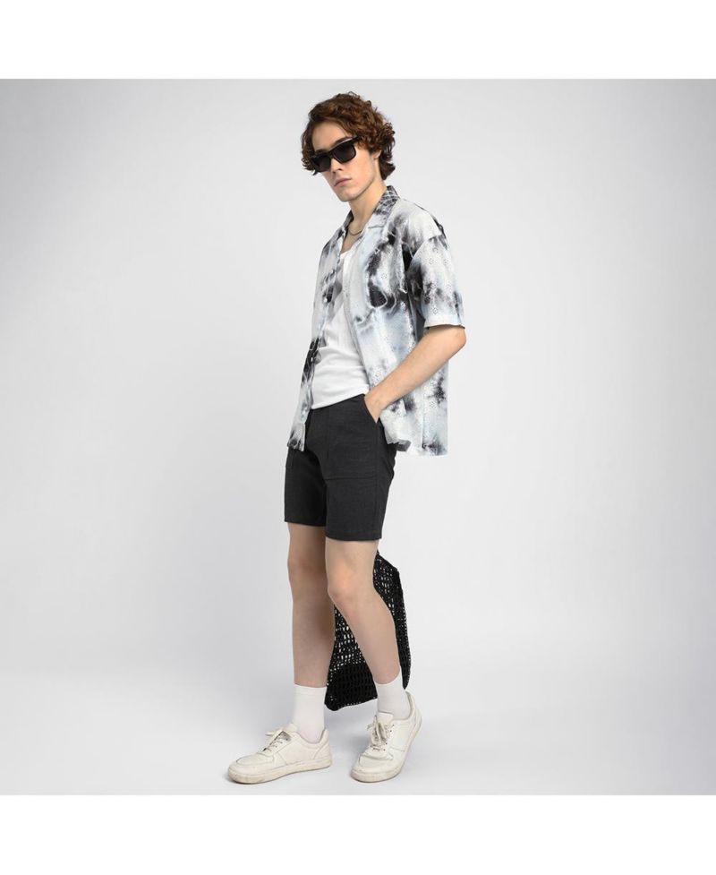 Men's Weave-Textured Shirt