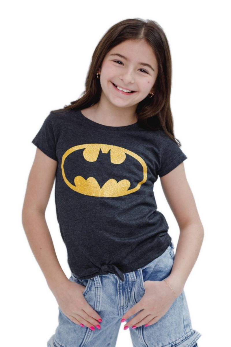 Girls' Glitter Graphic T-Shirt