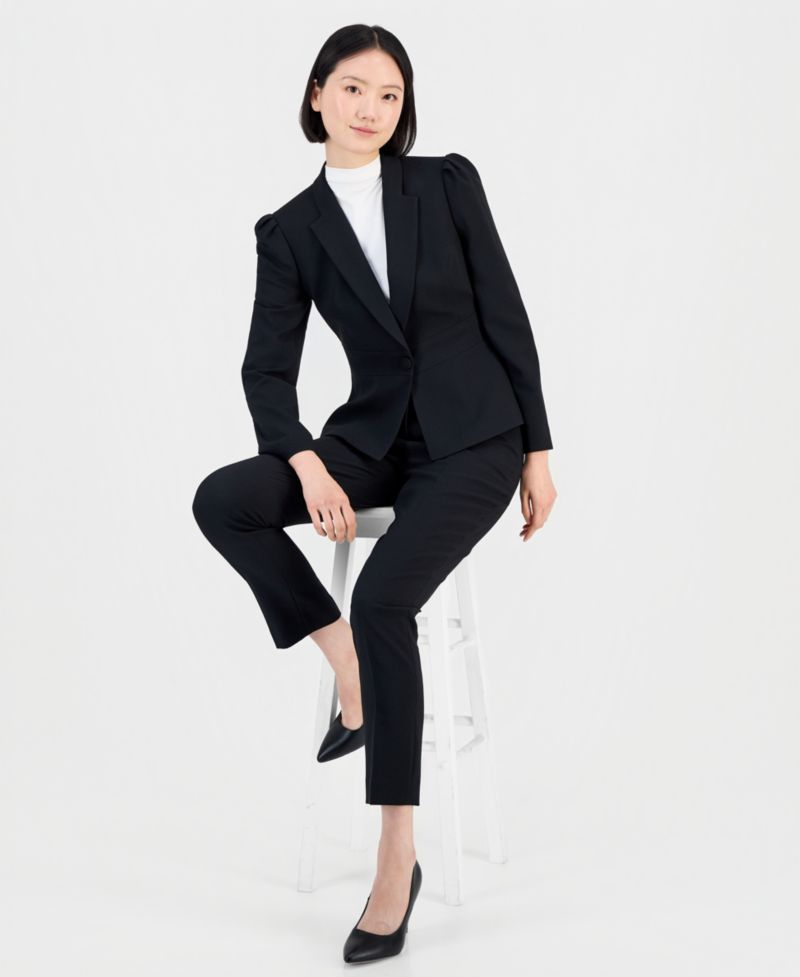 Belted Wrap Pant Suit Set