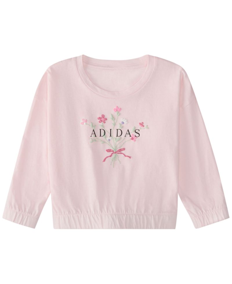 Baby Girls' Long-Sleeve Top and Pants, 2-Piece Set
