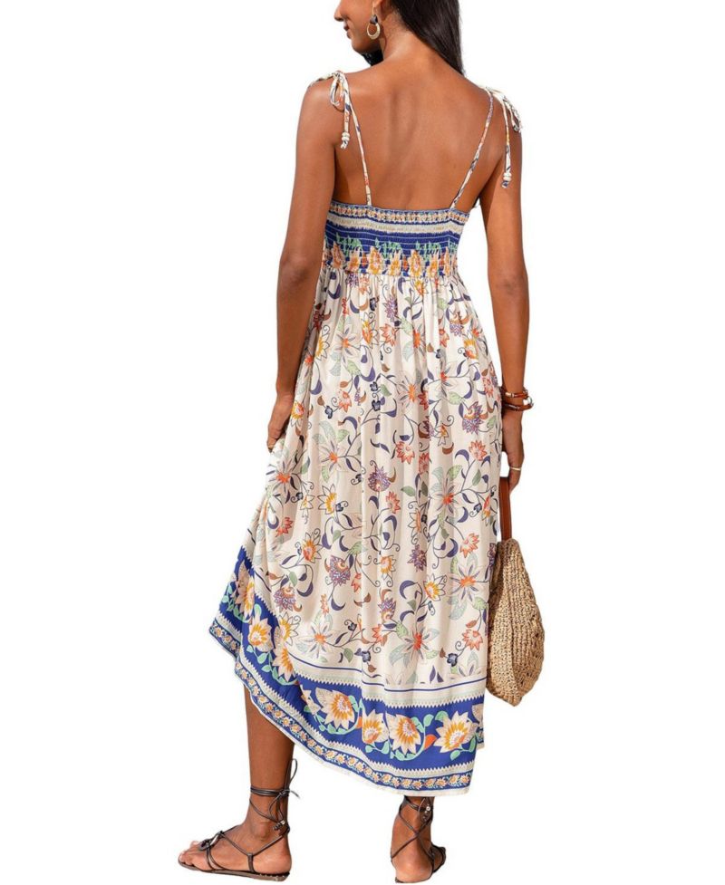 Women's Golden Hour Floral Maxi Beach Dress