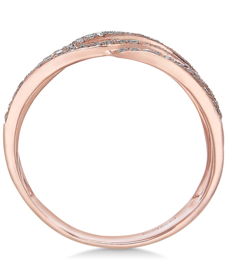 EFFY® Diamond Ring (3/8 ct. t.w.) in 14k Yellow Gold (Also available in Rose Gold & White Gold)