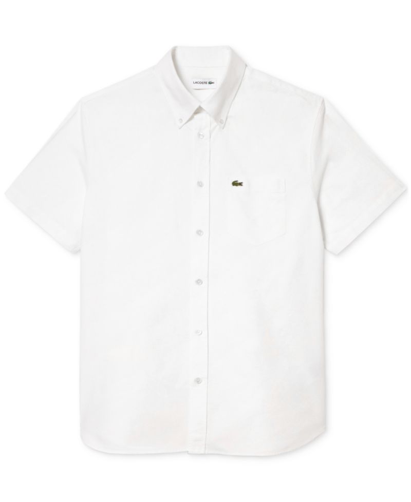 Men's Short Sleeve Button-Down Oxford Shirt