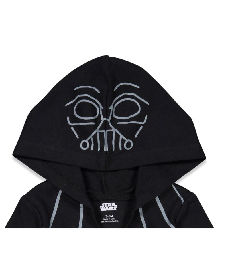 Baby Boys Darth Vader R2-D2 Chewbacca 3 Pack Bodysuits