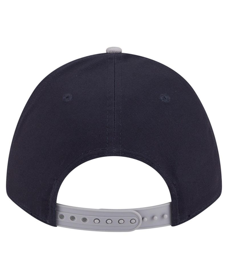 Men's Navy/Gray New York Yankees Arch 9FORTY A-Frame M-Crown Adjustable Hat