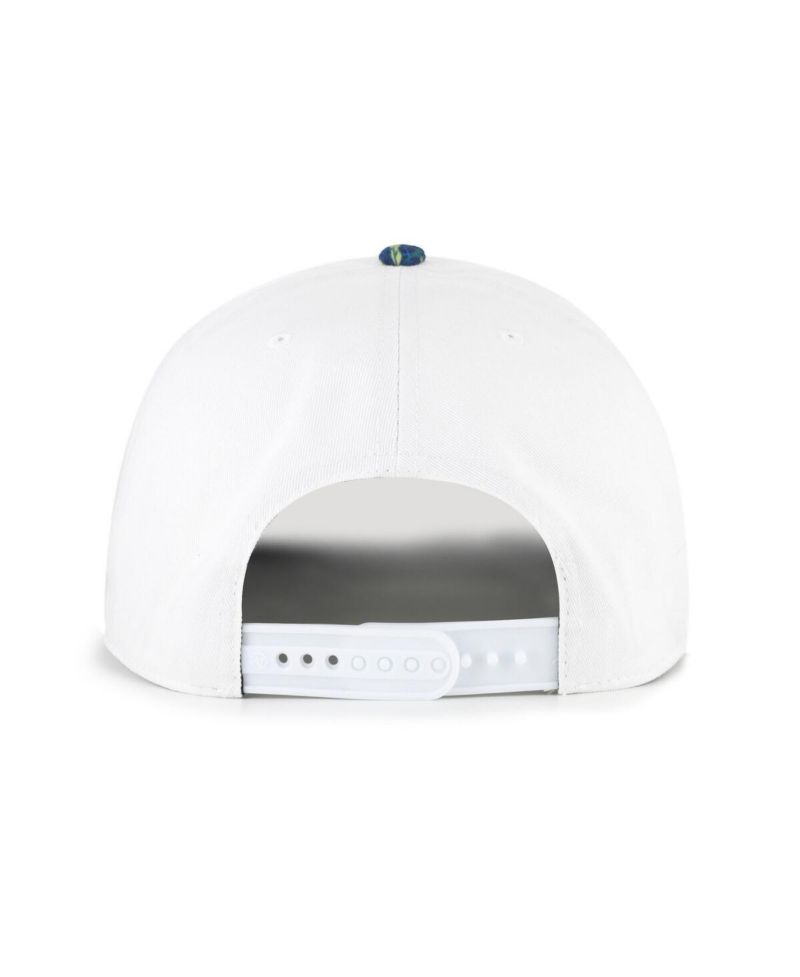 Men's White/Navy Dallas Cowboys Beach Side Hitch Adjustable Hat