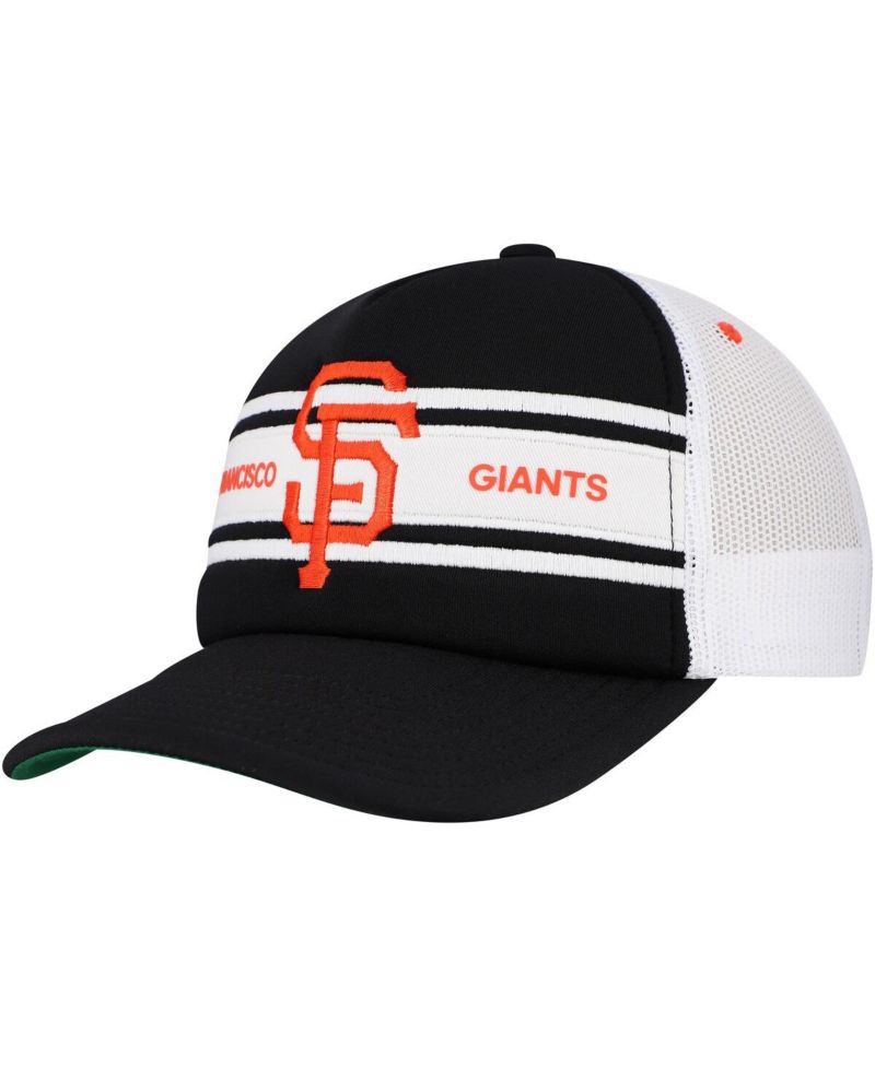 Men's Black San Francisco Giants Sideline Trucker Adjustable Hat