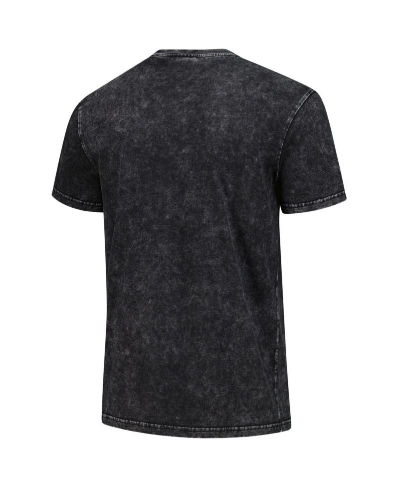 Men's Black Playboy Distressed Oversized Rabbit T-Shirt