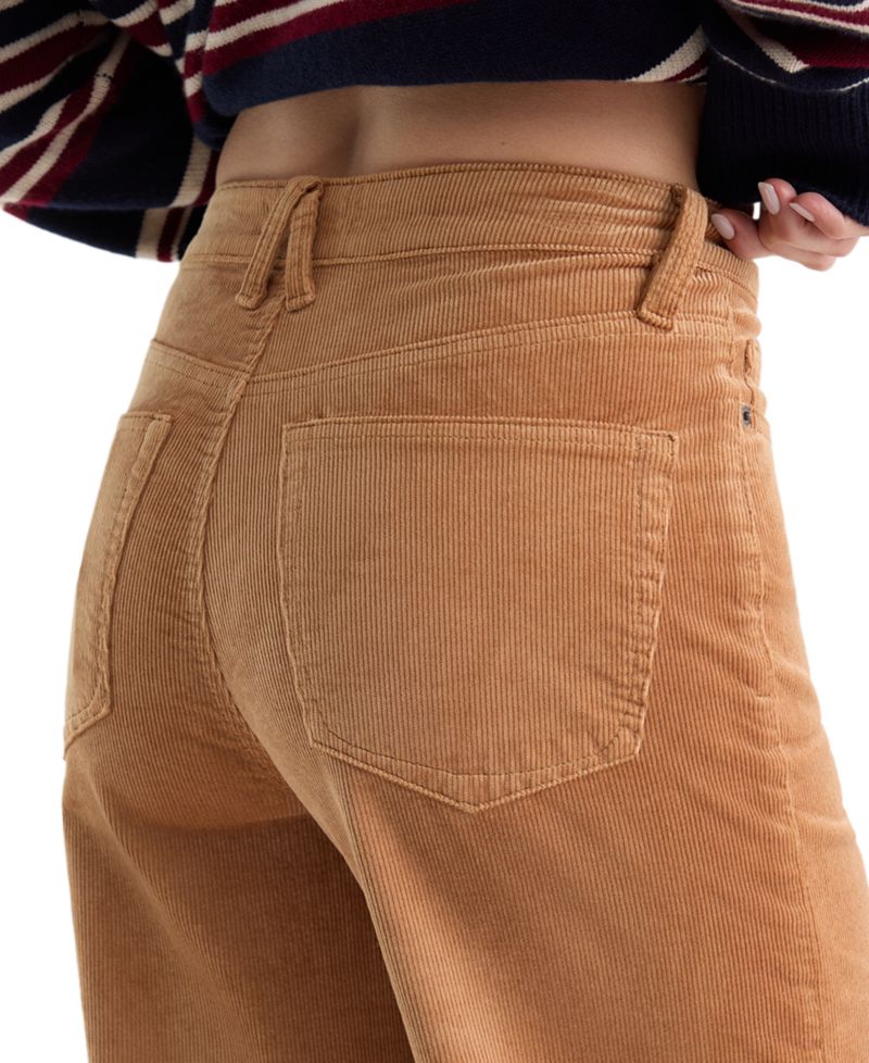 Women's Vintage Corduroy High-Rise Relaxed Wide-Leg Jeans