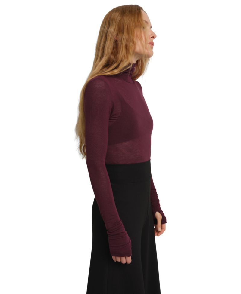 Women's Eloise High-Stretch Sheer Turtleneck