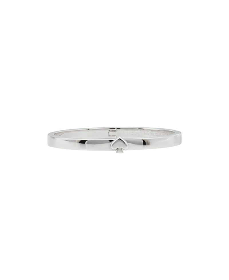 Silver Plated Thin Enamel Bangle Bracelet