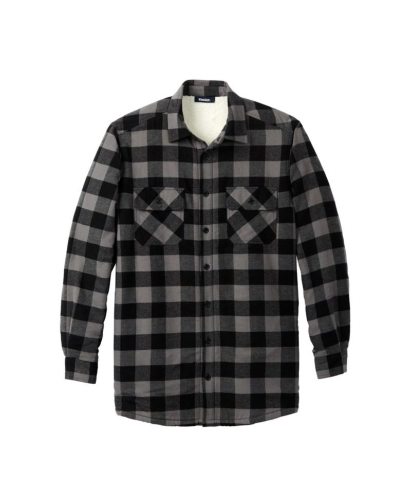 Men's Fleece Sherpa Shirt Jacket