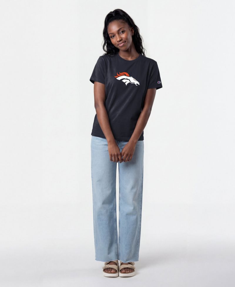 Women's Denver Broncos Cotton-Blend Logo T-Shirt