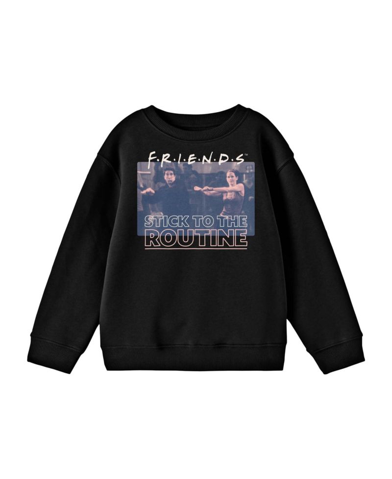 Boys TV Show Stick To The Routine Black Long Sleeve Shirt