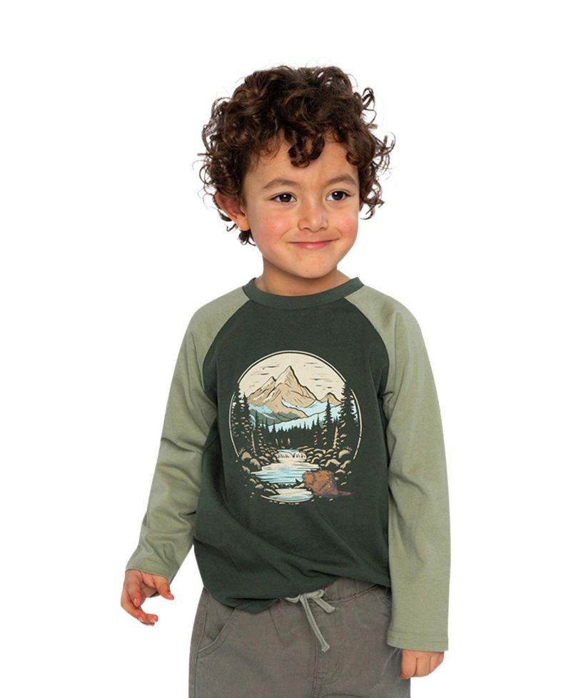 Little Boys 6-12 Raglan T-Shirt