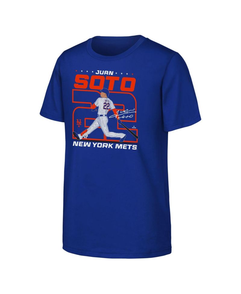 Men's Juan Soto Royal New York Mets Big City Player T-Shirt