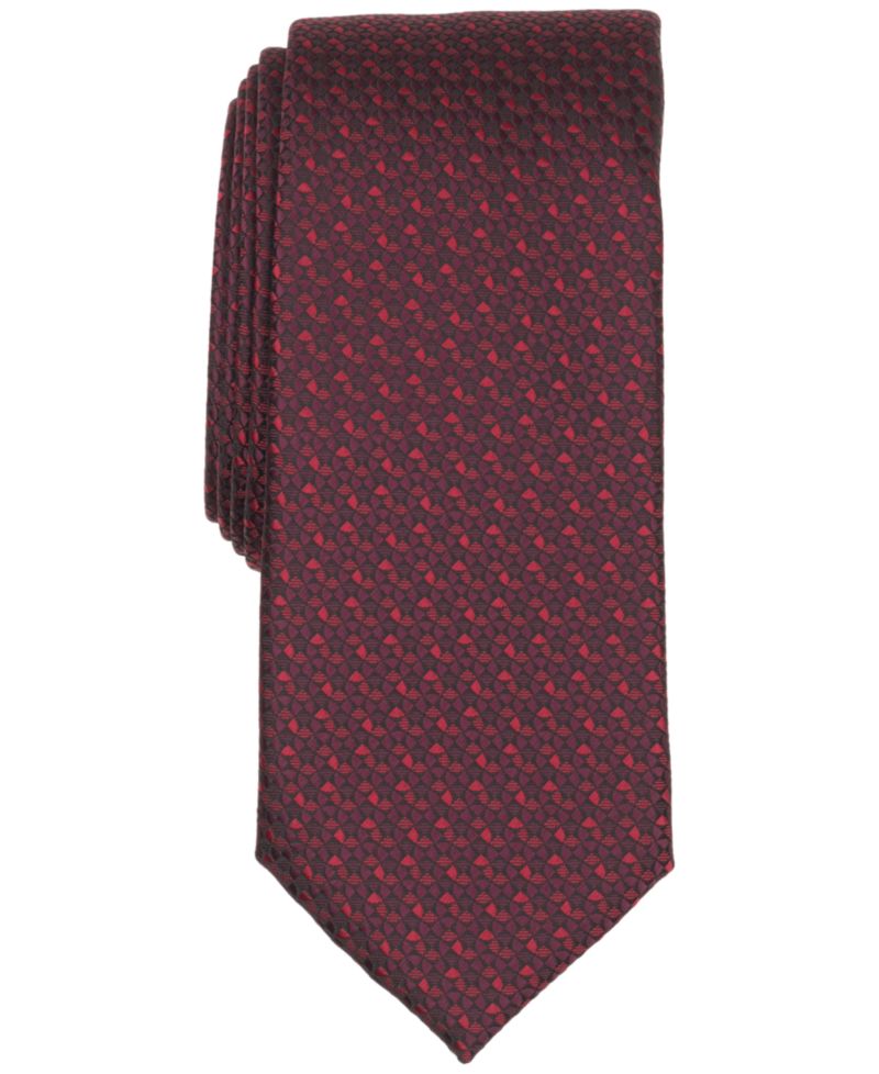 Men's Lennox Geo Geometric-Print Slim Tie
