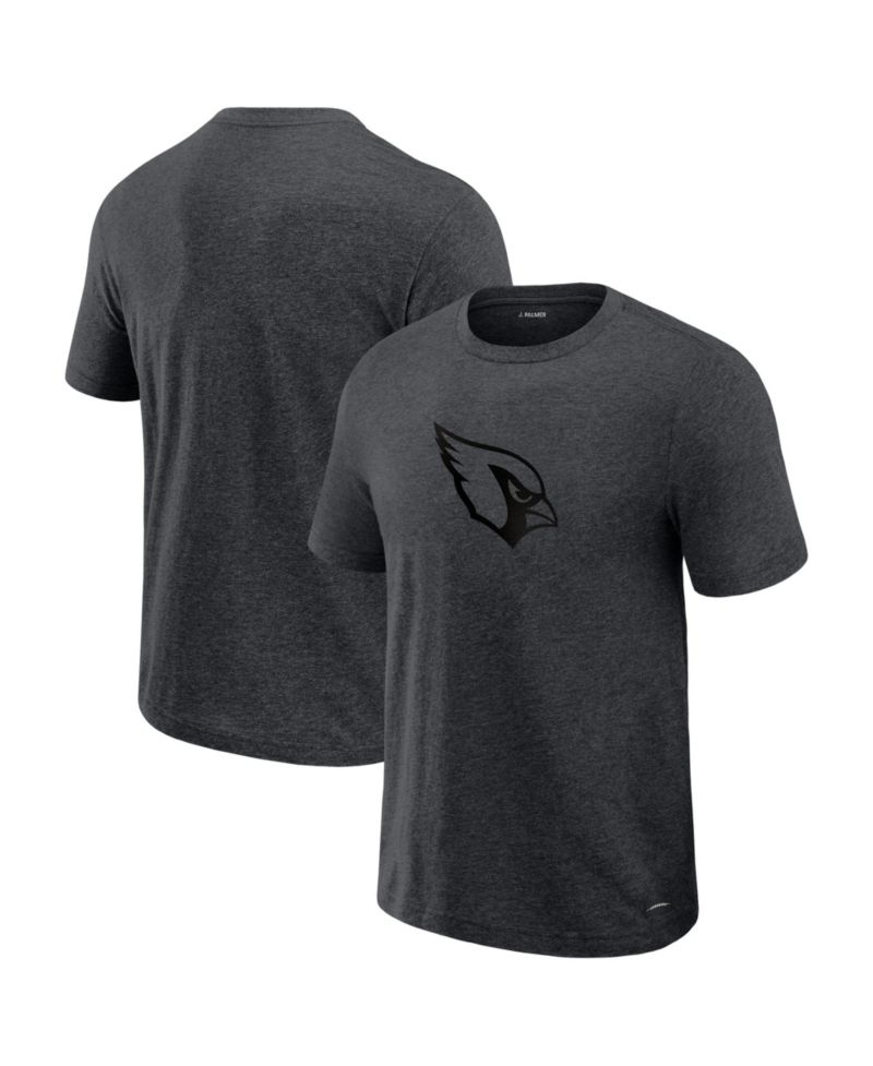 Men's Graphite Arizona Cardinals Players Lounge Tri-Blend T-Shirt