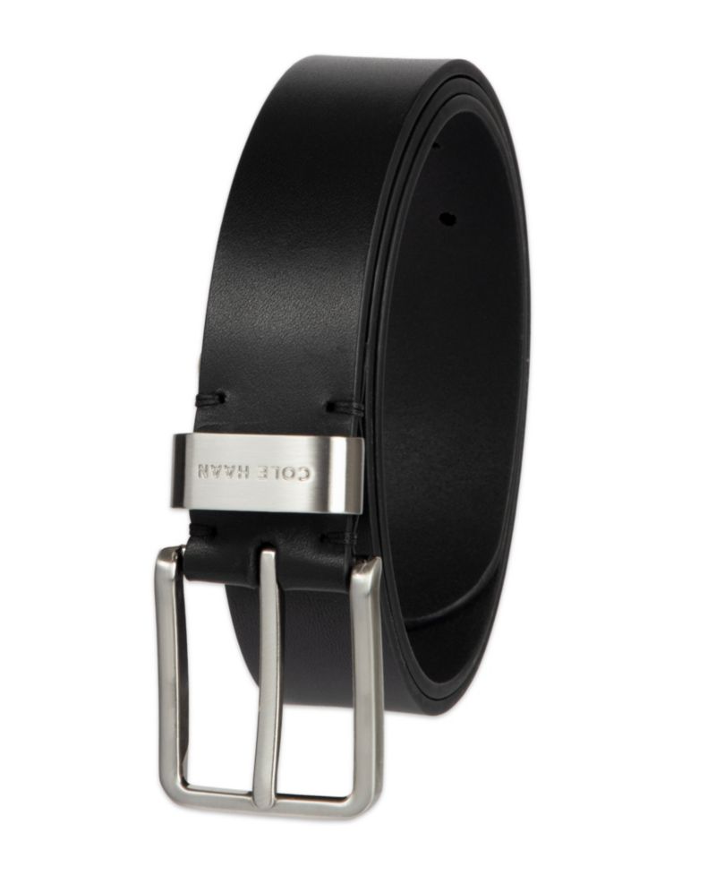 35MM Men's Metal Loop Silver-Tone Belt