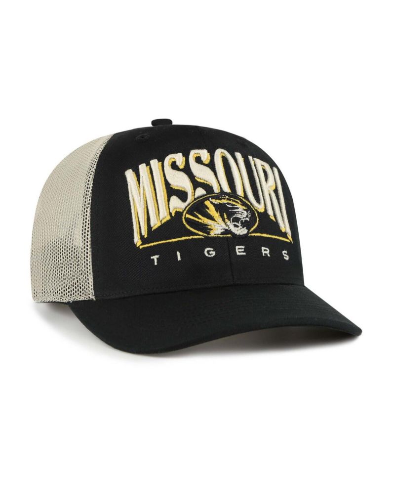 Men's Black Missouri Tigers Arid Adjustable Trucker Hat