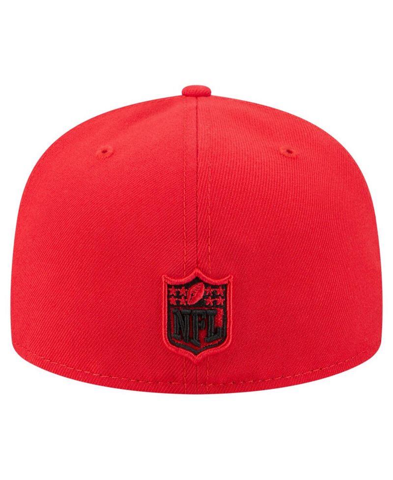 Men's Red Kansas City Chiefs Oversized 59FIFTY Fitted Hat