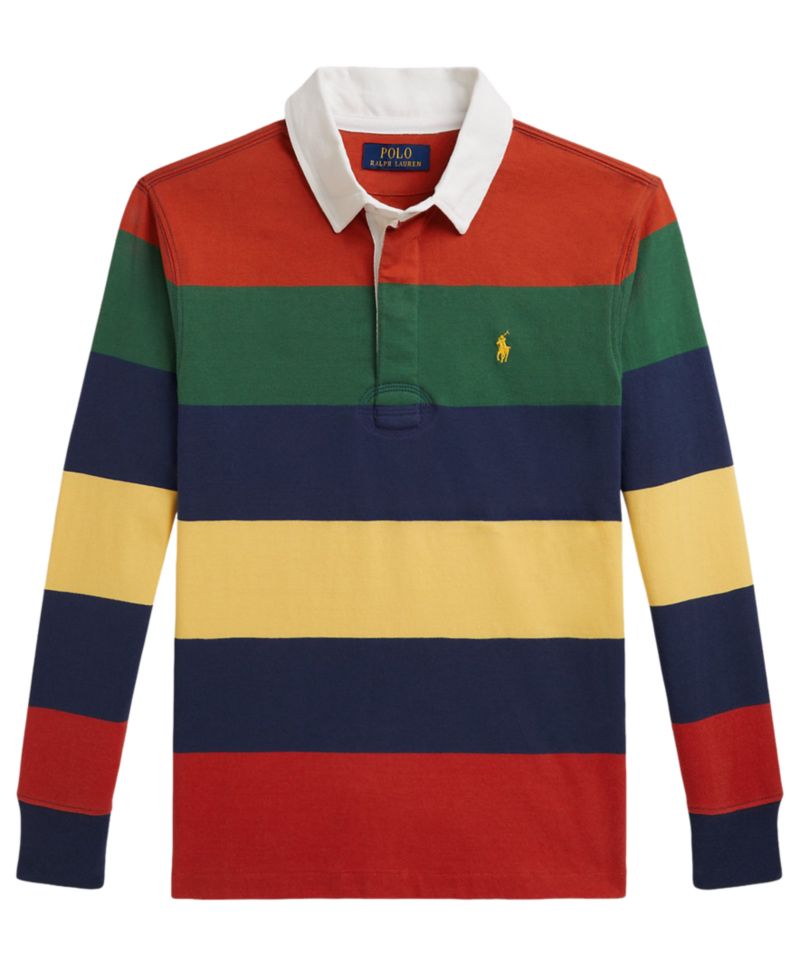 Boys' 8-20 Striped Rugby Shirt