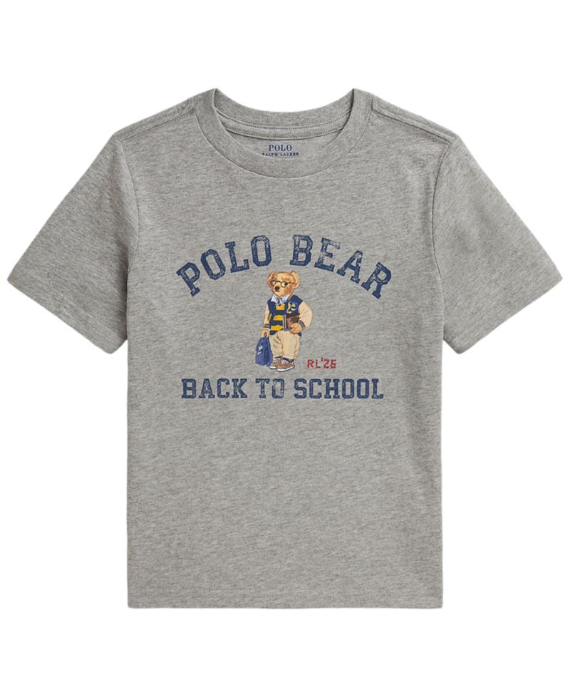 Boys' 2T-7 Polo Bear Cotton Jersey T-Shirt