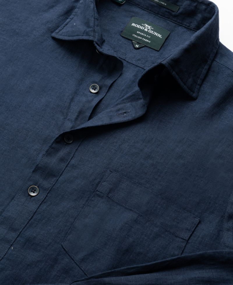 Men's Coromandel Sport Fit Linen Shirt