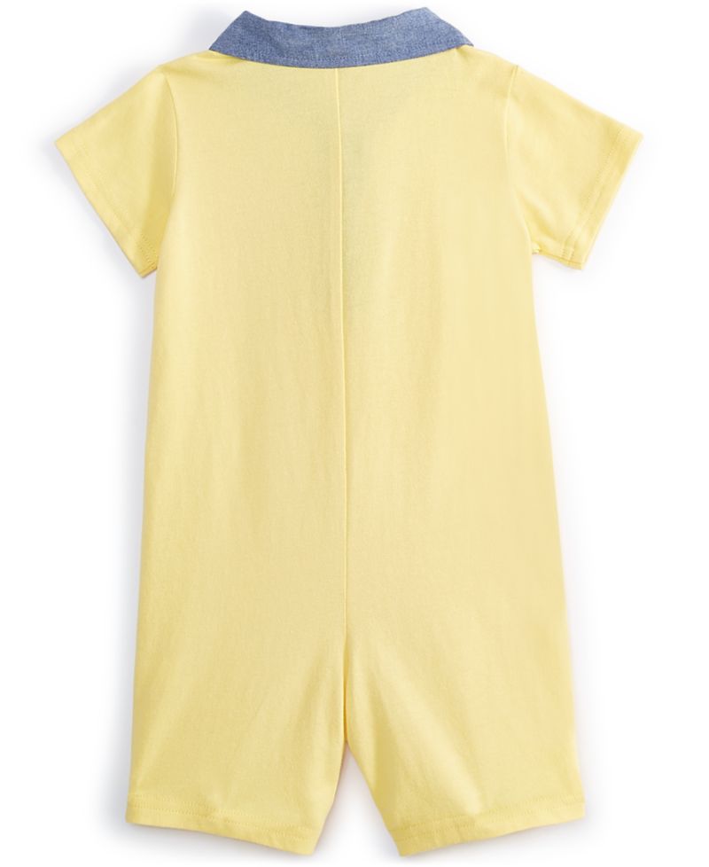 Baby Boys' Embroidered Boat Romper