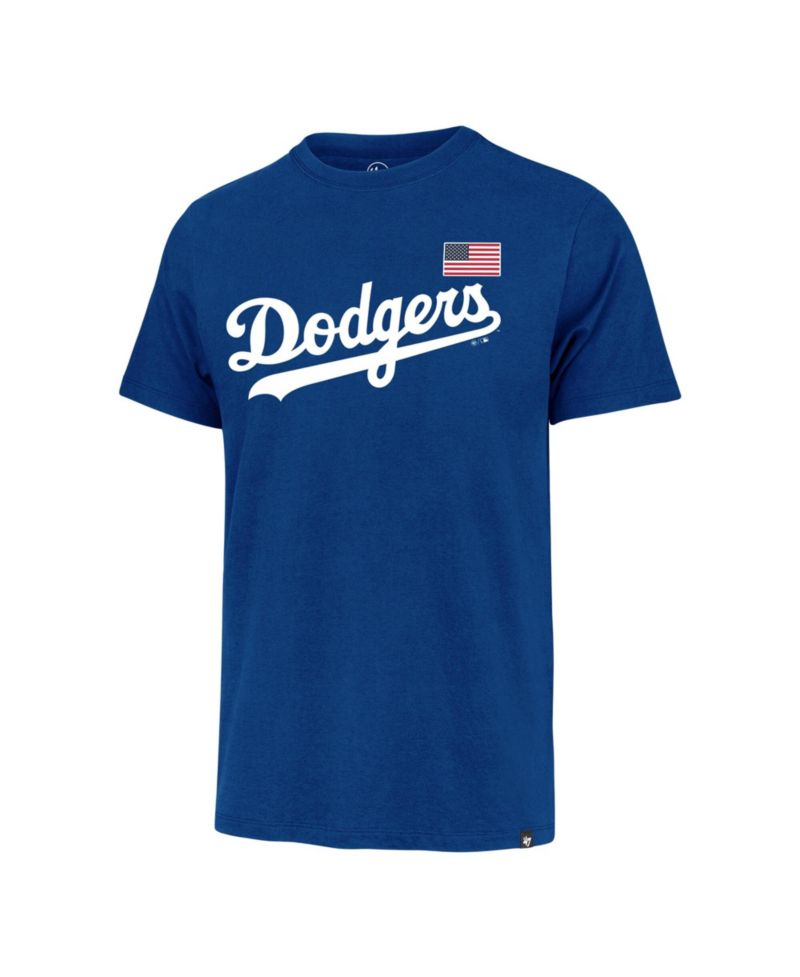Men's Royal Los Angeles Dodgers Heritage U.S. Flag T-Shirt