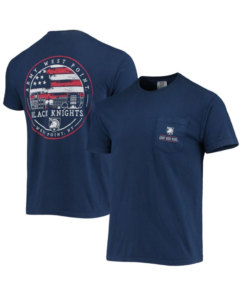 Men's Navy Army Black Knights Campus Americana T-Shirt